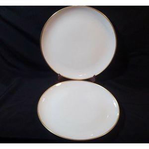 1 Lefton Simplicity 1931. White Gold Dinner Plate